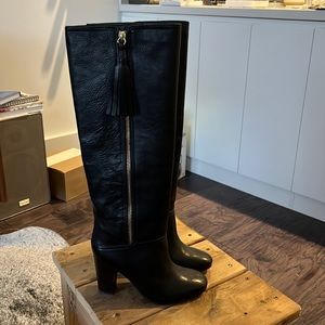 Coach Therese Riding Leather Boots Size 6.5